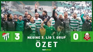 Nesine 3Lig 1Grup  Bursaspor  Kemerkent Bulvarspor Özet [upl. by Etom439]