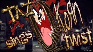 Looney Tunes Taz sings Twist from Korn Tasmanian Devil [upl. by Keryt844]