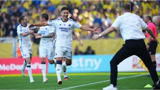 Roony Bardghji vs Brondby 2 Goals  Brondby 23 Kobenhavn Denmark Superliga 20232024  24092023 [upl. by Arik180]