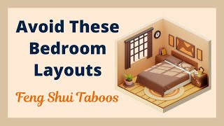 Avoid These Bedroom Layouts  Bedroom Feng Shui Taboos [upl. by Adel244]