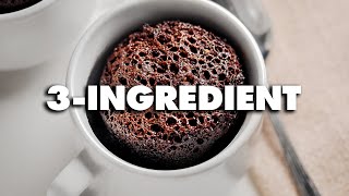 3 Ingredient Chocolate Mug Cake [upl. by Esinahs929]