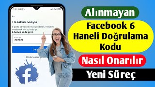 Facebook 6 Haneli Doğrulama Kodunun Alınmaması Nasıl Düzeltilir Yeni İşlem  Solutions Inquiry [upl. by Artima]