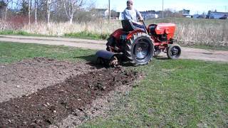 2416 Power King tractor with rototiller [upl. by Serafina469]