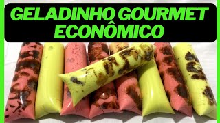 GELADINHO GOURMET DE R100NOVA BASE ECONÔMICA [upl. by Anawak]