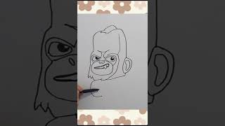 How to draw Bruce from Zooba pablodraws art drawing shorts [upl. by Cassandry]