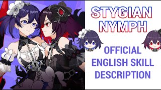 Honkai v35  Stygian Nymph Official English Skill [upl. by Eslek163]