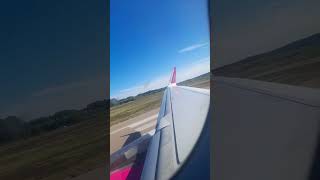 Wizz Air A321CEO taxing and taking off [upl. by Anotyal113]