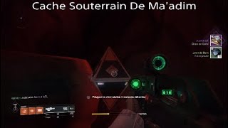 Destiny 2  Localisation Cache Souterrain de Maadim [upl. by Mika]