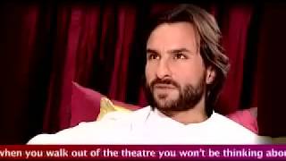 Saif Ali Khan talks about Kareena Kapoors bare back [upl. by Shoifet]