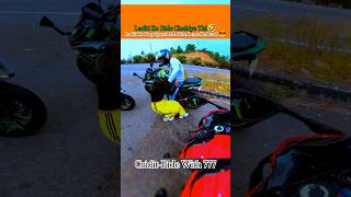 Cute Girls Ko Ninja Z1000 Ki Top Speed Par Ride Chahiye Thi 🤣😱 shorts ninjaz1000 kawasaki10r [upl. by Alyakam349]