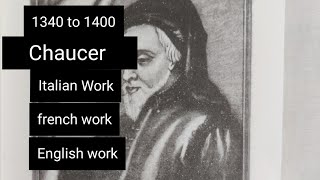 Chaucer prologue to Canterbury talesChaucer age in English literatureChaucer life and work [upl. by Anailuj633]