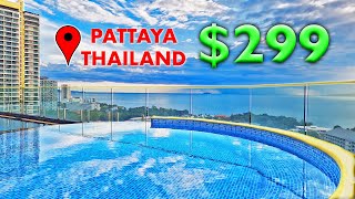 Affordable Luxury  Pattaya Thailand Condo Tour [upl. by Aicilav]