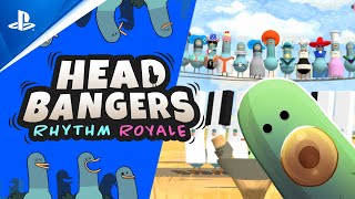 Headbangers Rhythm Royale  Launch Trailer  PS5 amp PS4 Games [upl. by Forbes]