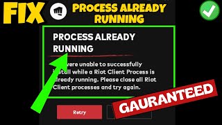 Valorant unable to install Riot client process already running Fix [upl. by Jeannine]