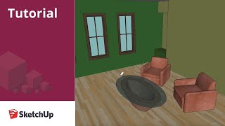 Getting Started with SketchUp  Part 3 [upl. by Hinch]