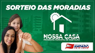 Sorteio das Moradias  AmparoSP [upl. by Hasen]