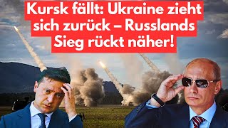 Ukraine kapituliert in Kursk Der Rückzug hat begonnen FrontUpdate [upl. by Sylirama]