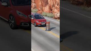 Peugeot Bollard Crash Test [upl. by Ahsenauq185]