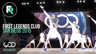 First Legends Club  3rd Place Upper Division  FRONTROW  World of Dance San Diego 2015  WODSD15 [upl. by Joacimah122]