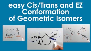 Easy CisTrans amp EZ Conformation [upl. by Aneeuqal424]