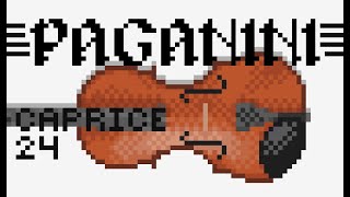 Paganini Caprice 24 but 8bit  100 subscriber special [upl. by Yerdna]