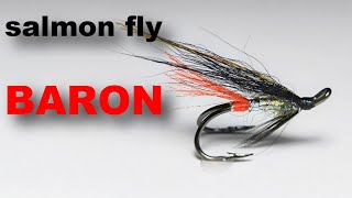 Fly Tying Tutorial Salmon Fly Baron for Trout amp Salmon [upl. by Pontius]