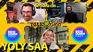 de charla con YOLY SAA  BENIDORM FEST 2024 [upl. by Rot899]