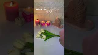 Candle light  Aesthetic Vibes  GRWM asmrvideo grwm candlelight candlelovers aesthetic shorts [upl. by Esirehc]