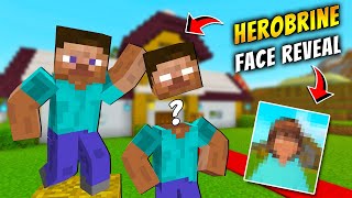 HEROBRINE FAMILY FACE REVEAL in MINECRAFT [upl. by Barris]