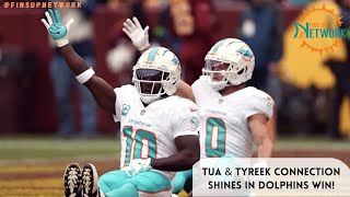 Dolphins vs Commanders Recap amp Takeaways  Tua amp Tyreek Connect On Two Deep Touchdowns [upl. by Jerri]