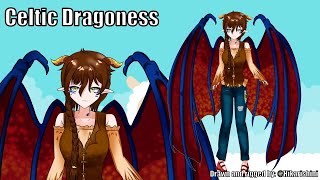 Live2D Showcase  Celtic Dragoness [upl. by Thar]