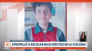 Estudiante fue atropellado por conductor bajo efectos de la cocaína en Valparaíso [upl. by Eceerahs]