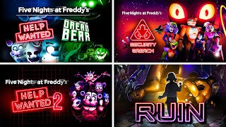 FNAF VR Help Wanted  Curse of Dreadbear  Security Breach  Help Wanted 2  RUIN  No Commentary [upl. by Lichter957]