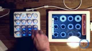 Midi Fighter Twister and iPad [upl. by Bengt]