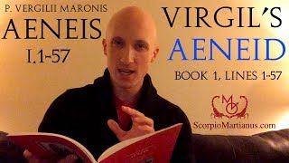 Virgils Aeneid Book 1 lines 157  Aeneis Vergilii I157 [upl. by Rednael]