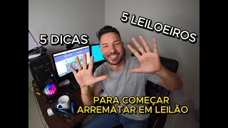 5 Dicas e 5 Leiloeiros para começar comprar em Leilão Judicial Federal… [upl. by Shyamal498]