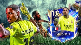 106 MAIGNAN REVIEW  FIFA MOBILE GAMEPLAY ⚽ [upl. by Aynek]