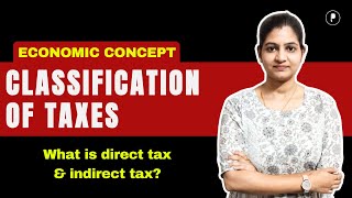 Direct amp Indirect Taxes  Classification of Taxes  Indian Economy by Parcham Classes [upl. by Ateekan]