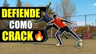 TIPS CLAVE para DEFENDER MEJOR en el FUTBOL ⚽️🔝 Juega cómo crack en la cancha 😎 [upl. by Iak227]