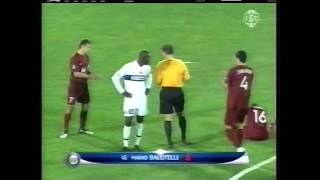 Balotelli red card vs Ruben Kazan [upl. by Hitchcock]