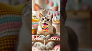 Cats that like to eat candy have a toothache and go to the doctor [upl. by Malvina]