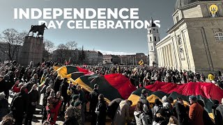 VLOG Celebrating Lithuanias Independence [upl. by Dnomayd]