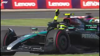 Hamilton Emotional Post Race Radio  Hamilton wins the 2024 British Grand Prix [upl. by Eradis]