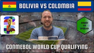 Bolivia vs Colombia Prediction  CONMEBOL World Cup Qualifying Matchday 9 [upl. by Rhyner985]