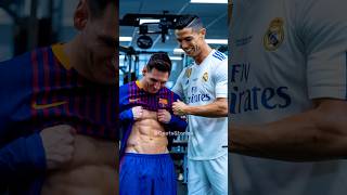 Ronaldo and Messi in the GYM 💪 [upl. by Kcirederf]