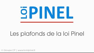 Les plafonds Loi Pinel [upl. by Stickney]