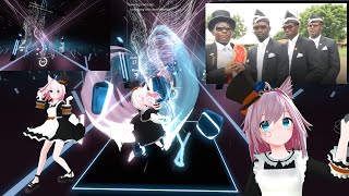 Beat Saber Coffin Dance meme song [upl. by Brendis]