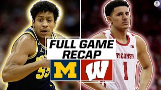 Michigan at Wisconsin Highlights Brawl breaks out postgame I CBS Sports HQ [upl. by Hanser336]