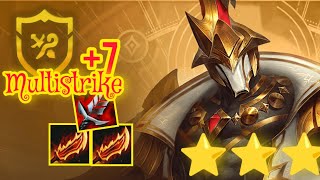 Hecarim reroll ⭐⭐⭐ Multistrike7 เร็วแรงแบกได้🐎🔥  TFT SET12 [upl. by Anillek]