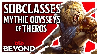 Subclasses in Mythic Odysseys of Theros  DampD Beyond [upl. by Dagna475]